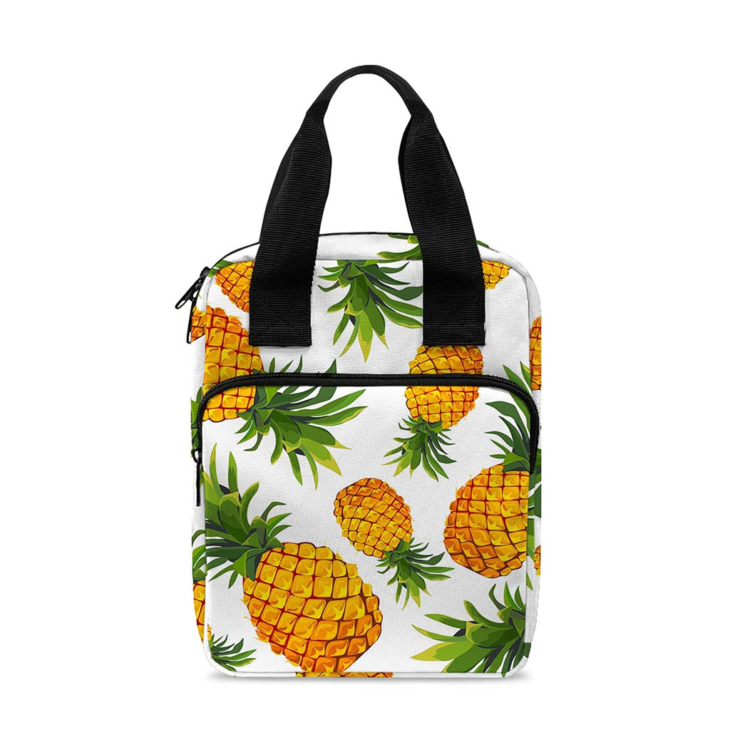 Summer Pineapple Pattern Print Bible Tote Bag