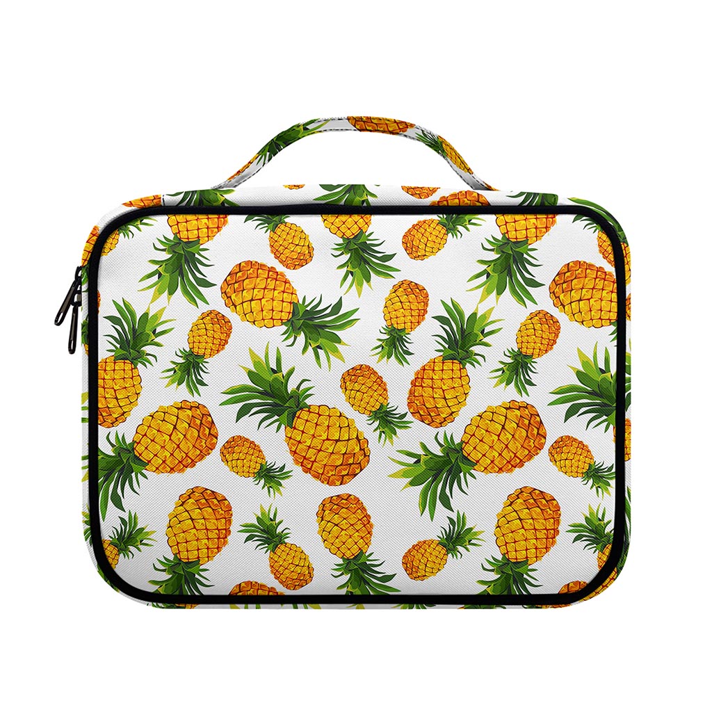 Summer Pineapple Pattern Print Briefcase Bible Bag