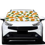 Summer Pineapple Pattern Print Car Windshield Snow Cover