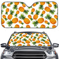 Summer Pineapple Pattern Print Car Windshield Sun Shade