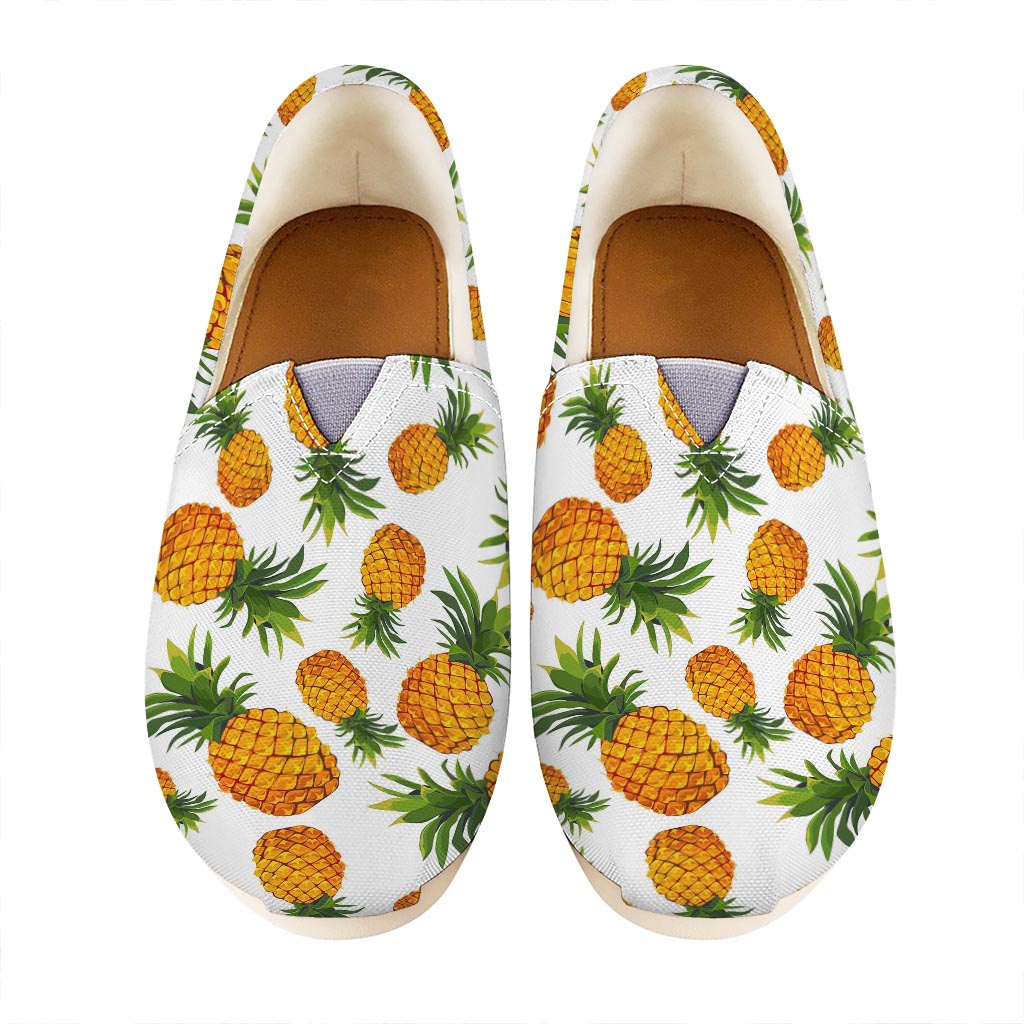 Summer Pineapple Pattern Print Casual Shoes