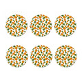 Summer Pineapple Pattern Print Coaster Set