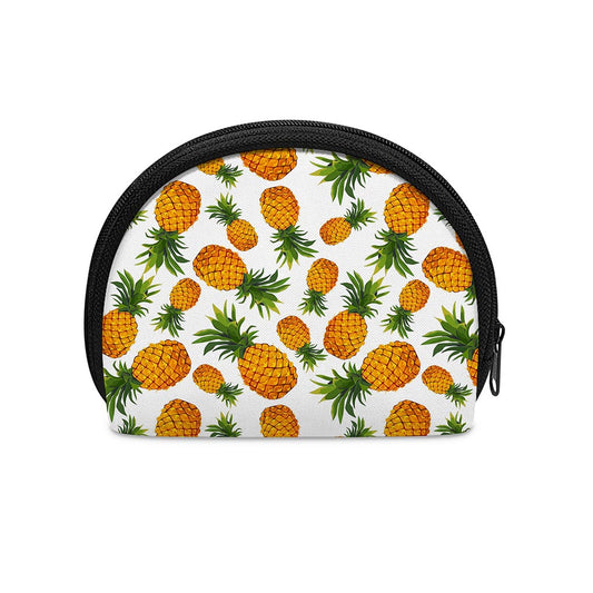 Summer Pineapple Pattern Print Coin Purse