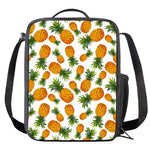 Summer Pineapple Pattern Print Crossbody Lunch Bag