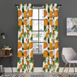 Summer Pineapple Pattern Print Curtain