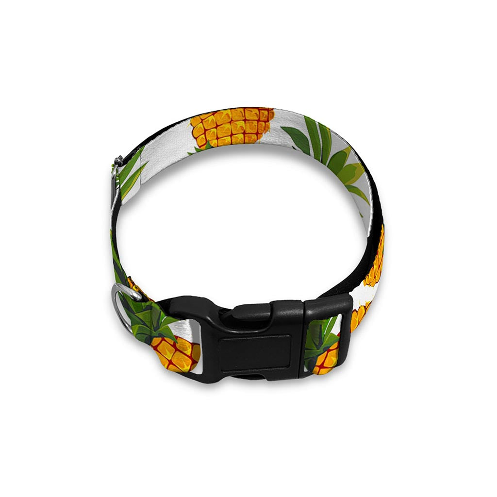 Summer Pineapple Pattern Print Dog Collar