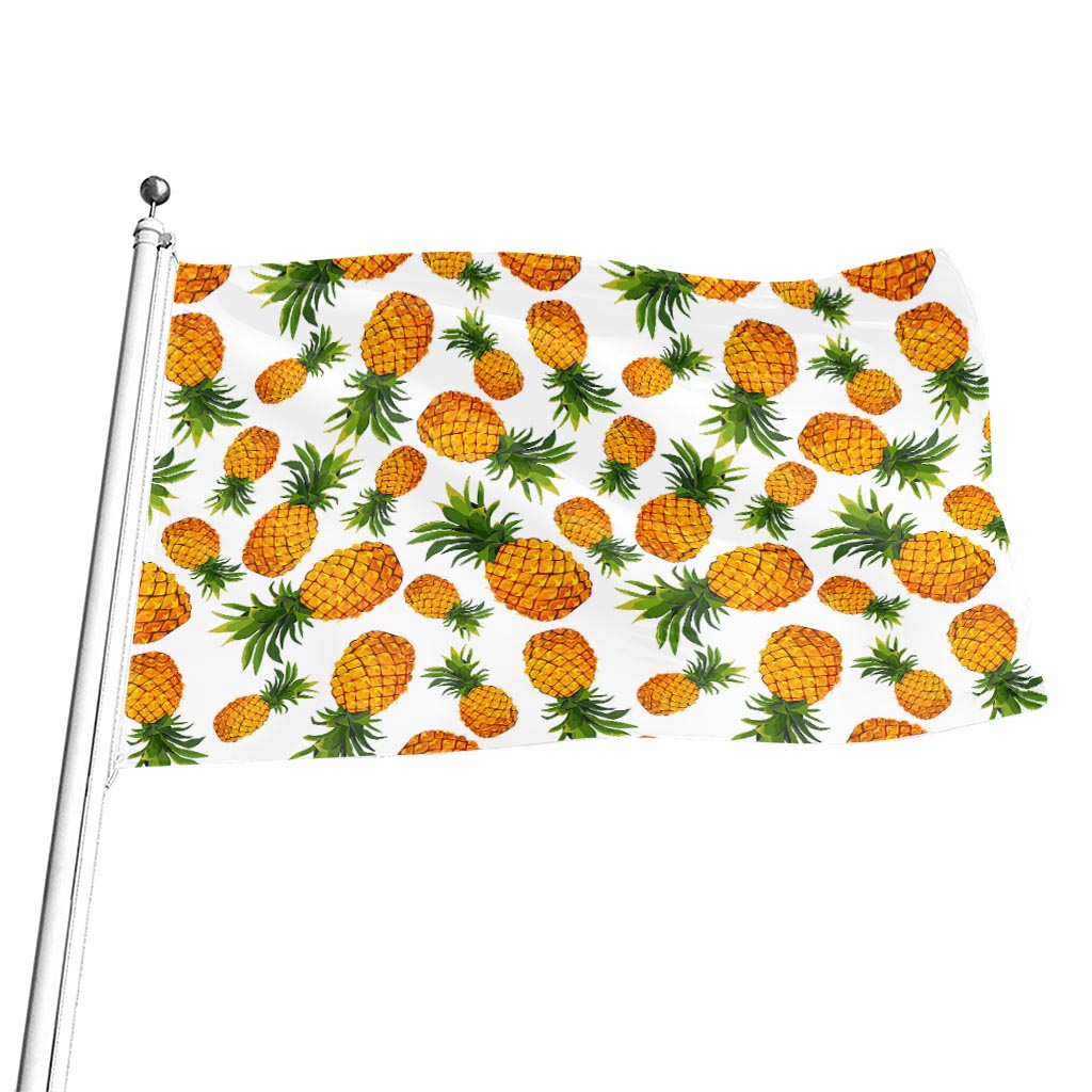 Summer Pineapple Pattern Print Flag