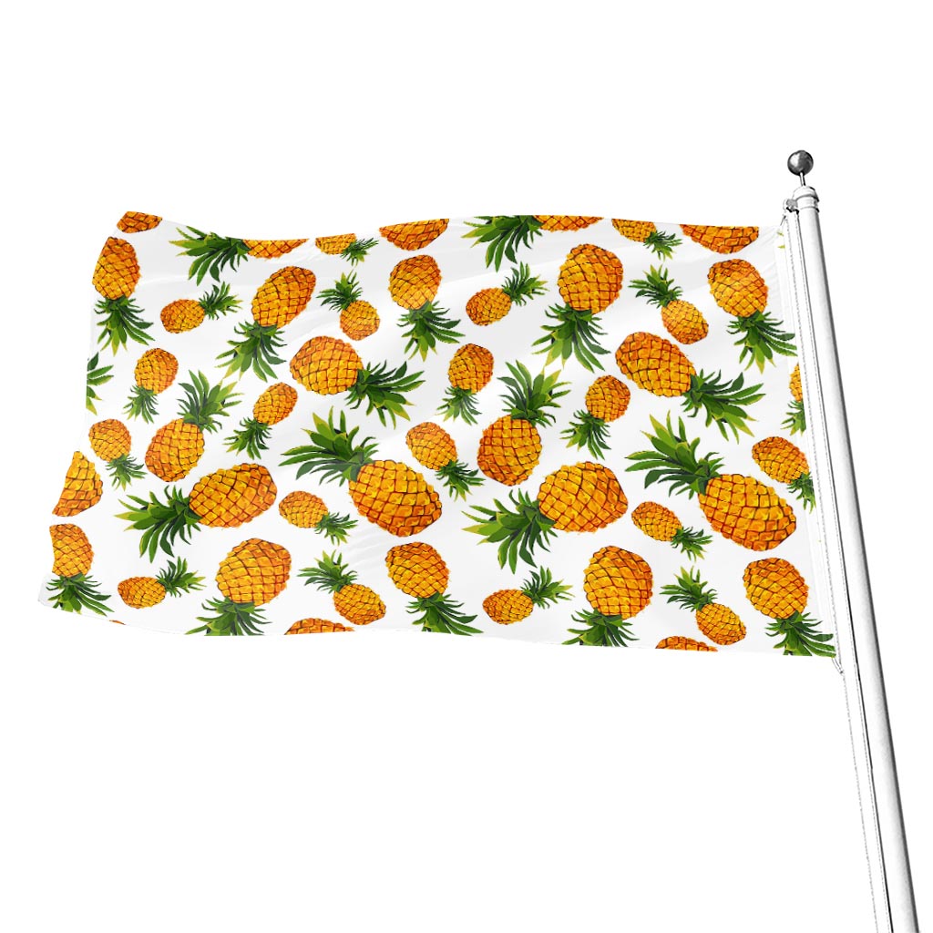Summer Pineapple Pattern Print Flag