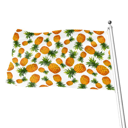 Summer Pineapple Pattern Print Flag