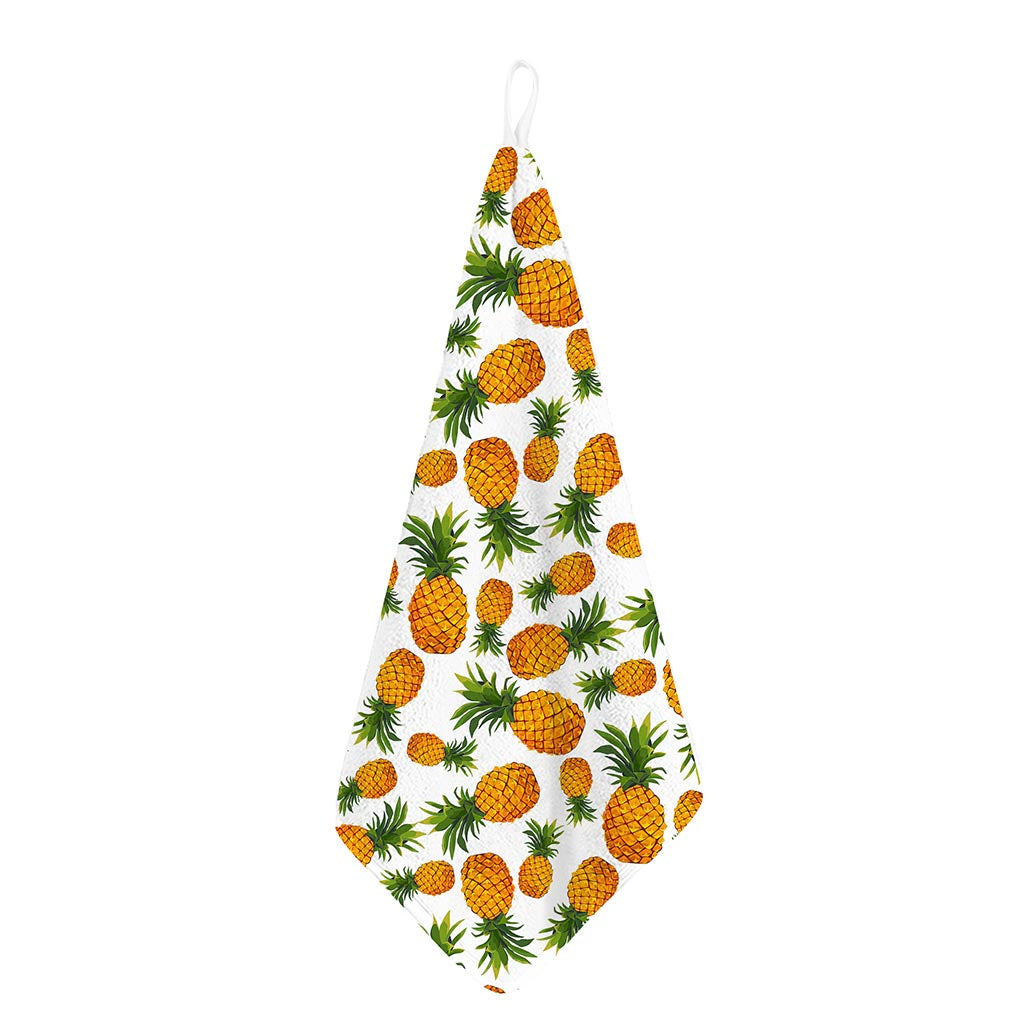 Summer Pineapple Pattern Print Hand Towel