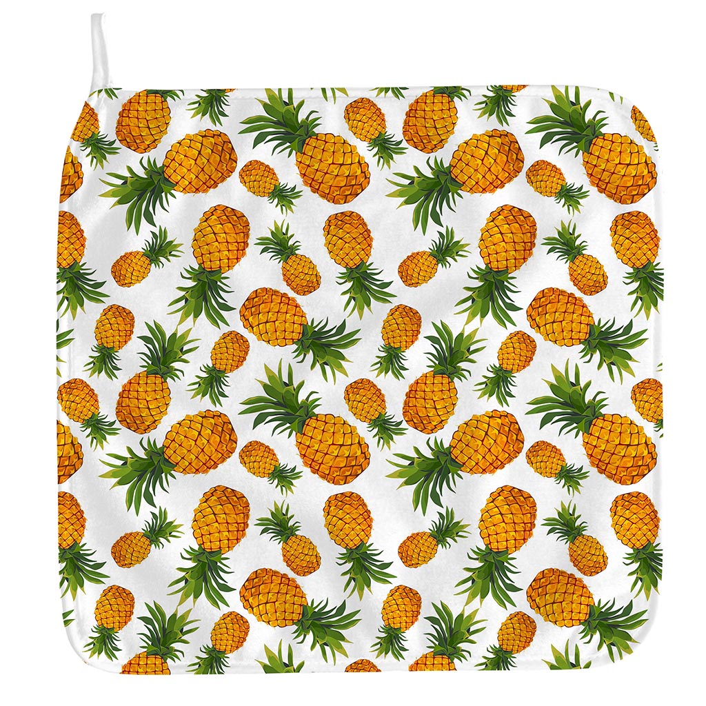 Summer Pineapple Pattern Print Hand Towel