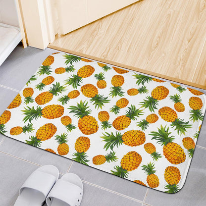Summer Pineapple Pattern Print Indoor Door Mat