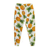 Summer Pineapple Pattern Print Jogger Pants