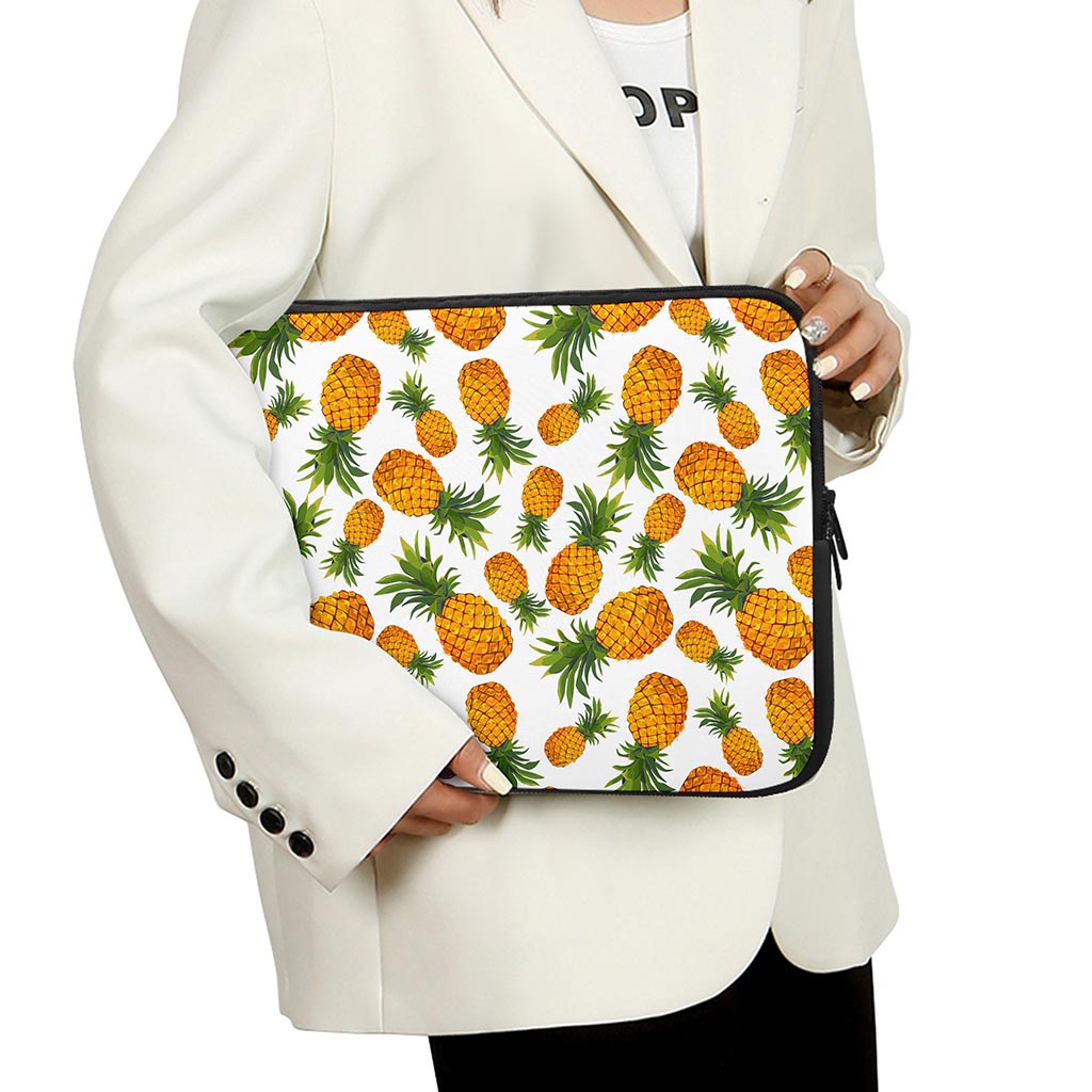 Summer Pineapple Pattern Print Laptop Sleeve