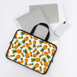 Summer Pineapple Pattern Print Laptop Sleeve With Handle