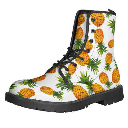 Summer Pineapple Pattern Print Backpack