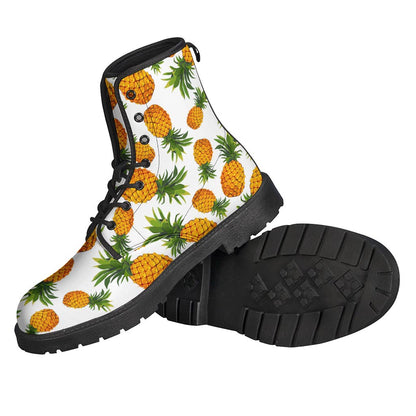 Summer Pineapple Pattern Print Backpack