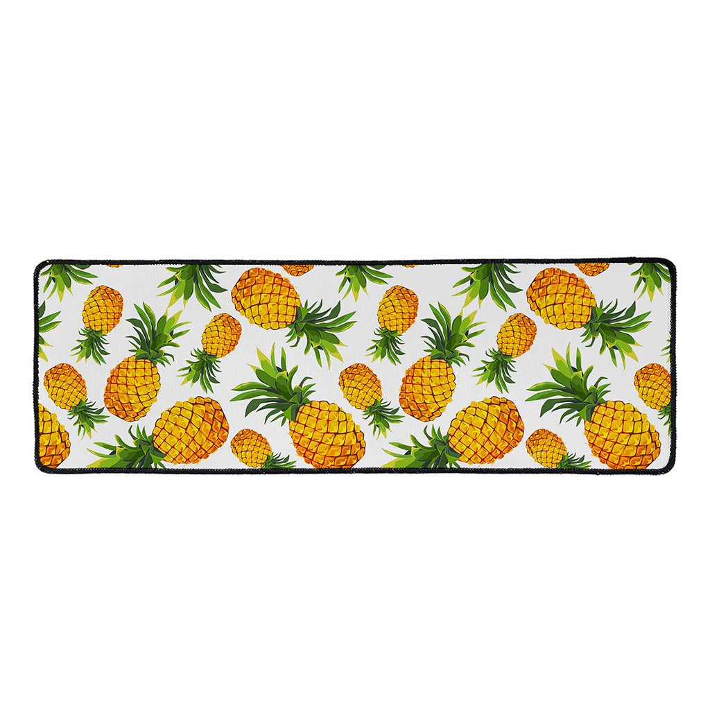 Summer Pineapple Pattern Print Long Kitchen Mat