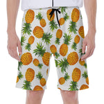 Summer Pineapple Pattern Print Men's Beach Shorts