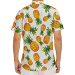 Summer Pineapple Pattern Print Men's Deep V-Neck Shirt
