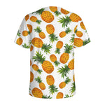Summer Pineapple Pattern Print Men's Sports T-Shirt