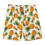 Summer Pineapple Pattern Print Men's Swim Trunks