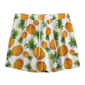 Summer Pineapple Pattern Print Mesh Shorts