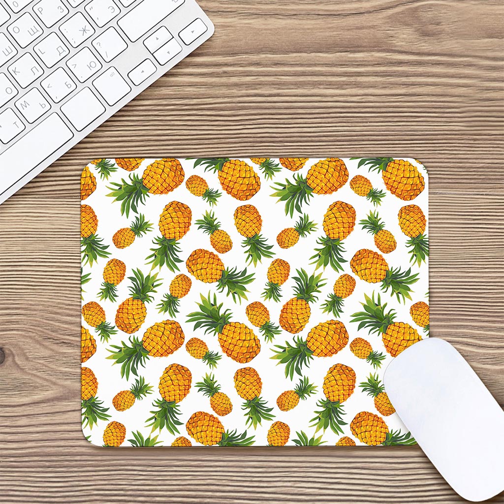 Summer Pineapple Pattern Print Mouse Pad