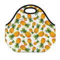 Summer Pineapple Pattern Print Neoprene Lunch Bag