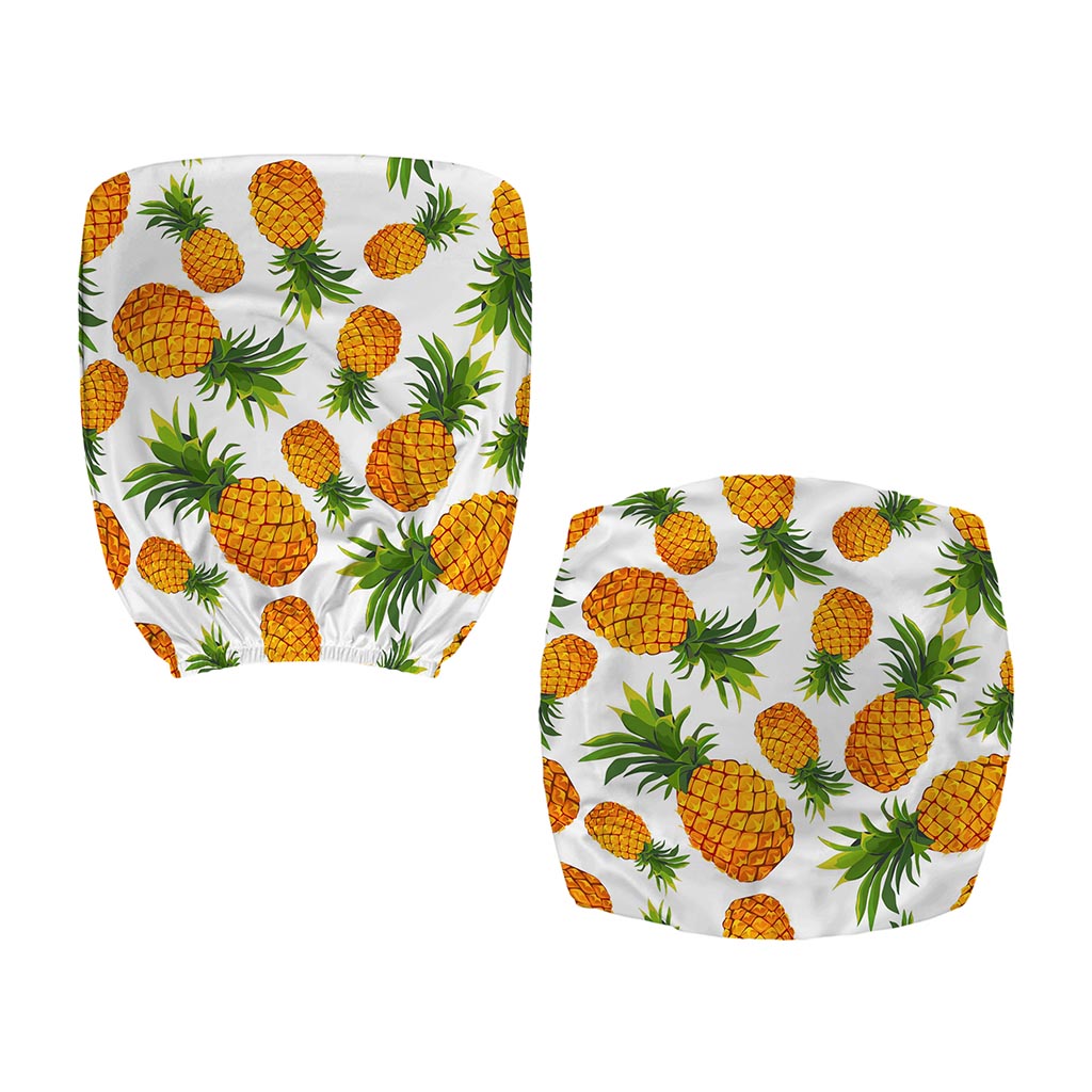 Summer Pineapple Pattern Print Office Chair Cover