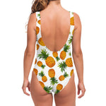 Summer Pineapple Pattern Print One Piece Swimsuit