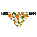 Summer Pineapple Pattern Print Over The Collar Dog Bandana