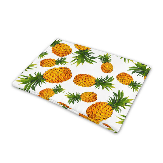 Summer Pineapple Pattern Print Pet Cooling Mat Cover