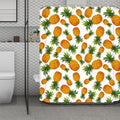 Summer Pineapple Pattern Print Polyester Shower Curtain