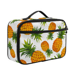 Summer Pineapple Pattern Print Portable Lunch Bag