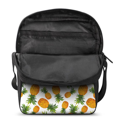 Summer Pineapple Pattern Print Rectangular Crossbody Bag
