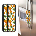 Summer Pineapple Pattern Print Refrigerator Handle Covers