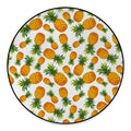 Summer Pineapple Pattern Print Round Floor Mat