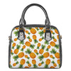 Summer Pineapple Pattern Print Shoulder Handbag