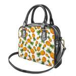 Summer Pineapple Pattern Print Shoulder Handbag