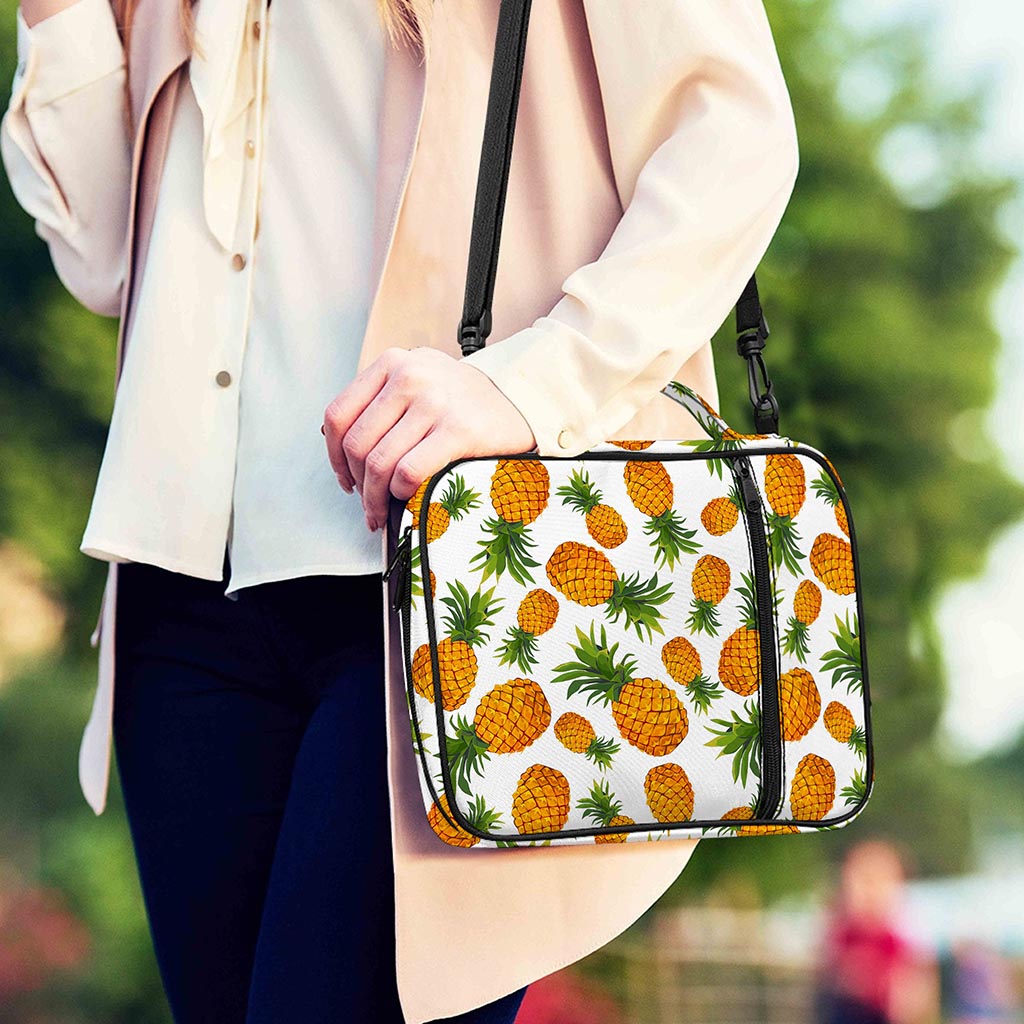 Summer Pineapple Pattern Print Shoulder Strap Bible Bag