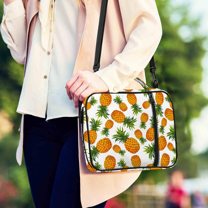 Summer Pineapple Pattern Print Shoulder Strap Bible Bag