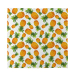 Summer Pineapple Pattern Print Silk Bandana