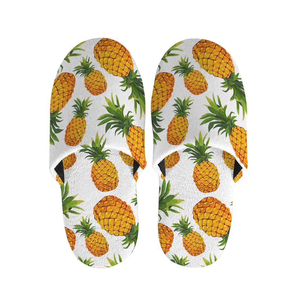 Summer Pineapple Pattern Print Slippers