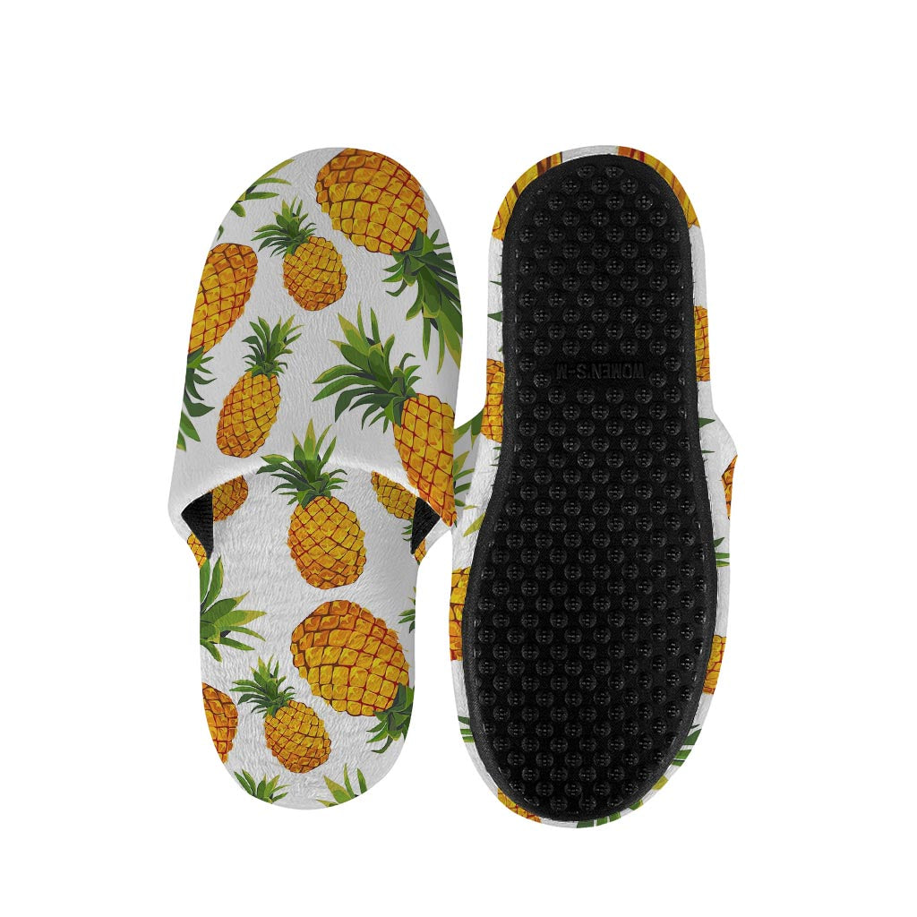 Summer Pineapple Pattern Print Slippers