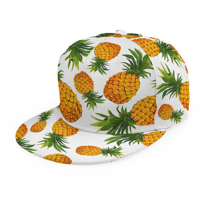 Summer Pineapple Pattern Print Snapback Cap