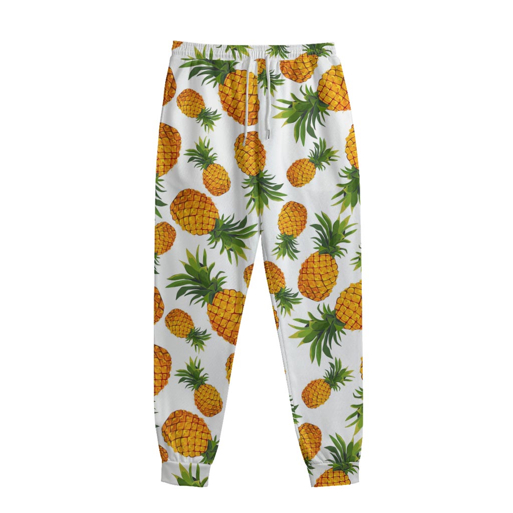 Summer Pineapple Pattern Print Sweatpants