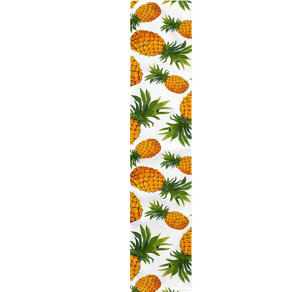 Summer Pineapple Pattern Print Table Runner