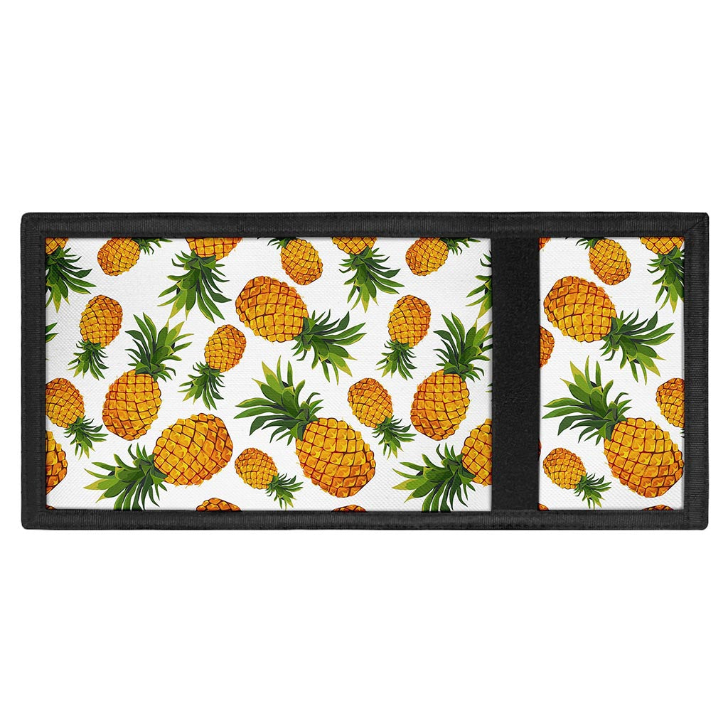 Summer Pineapple Pattern Print Trifold Wallet