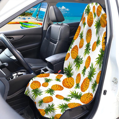 Summer Pineapple Pattern Print Waterproof Car Seat Cover
